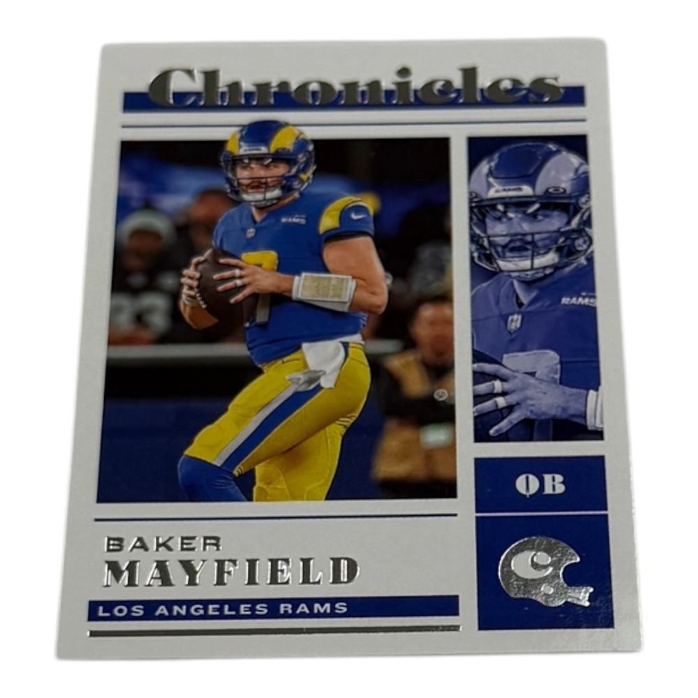 2022 Panini Chronicles Baker Mayfield Los Angeles Rams No. 31 Football Card QB